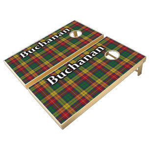 Clan Buchanan Tartan Dynasty Cornhole Set