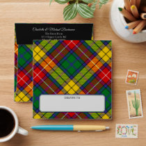 Clan Buchanan Tartan Envelope