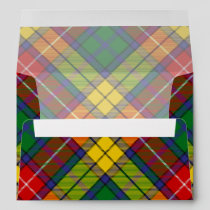 Clan Buchanan Tartan Envelope