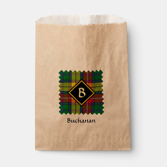 Clan Buchanan Tartan Favor Bag (Front)