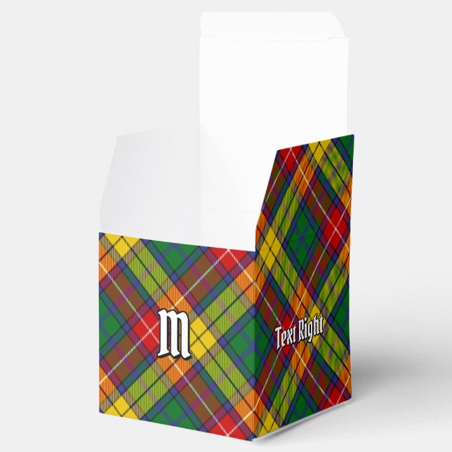 Clan Buchanan Tartan Favor Boxes (Opened)