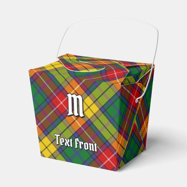 Clan Buchanan Tartan Favor Boxes (Front Side)