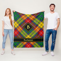 Clan Buchanan Tartan Fleece Blanket