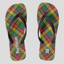 Clan Buchanan Tartan Flip Flops