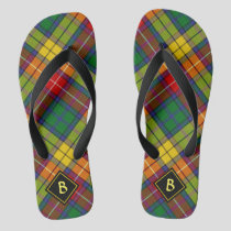 Clan Buchanan Tartan Flip Flops
