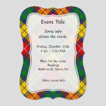 Clan Buchanan Tartan Invitation