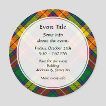 Clan Buchanan Tartan Invitation