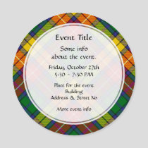 Clan Buchanan Tartan Invitation