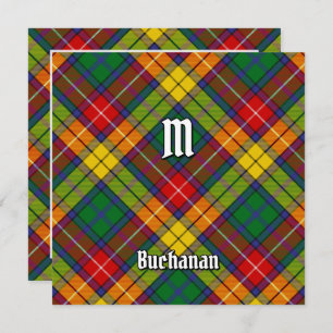 Clan Buchanan Tartan Invitation