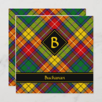Clan Buchanan Tartan Invitation