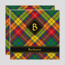 Clan Buchanan Tartan Invitation