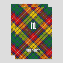 Clan Buchanan Tartan Invitation