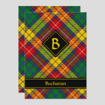 Clan Buchanan Tartan Invitation