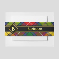 Clan Buchanan Tartan Invitation Belly Band