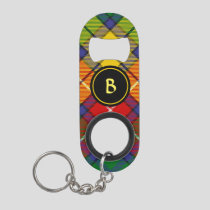 Clan Buchanan Tartan Keychain Bottle Opener