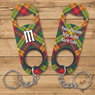 Clan Buchanan Tartan Keychain Bottle Opener