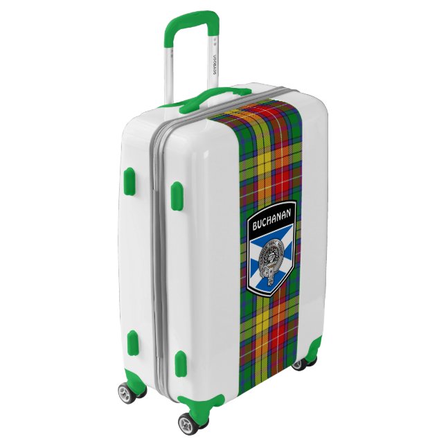 Clan Buchanan Tartan Luggage (Rotated Left)