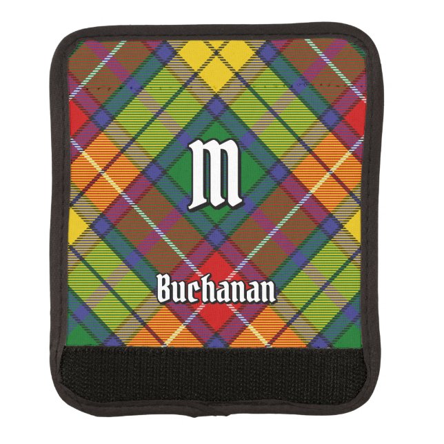 Clan Buchanan Tartan Luggage Handle Wrap (Front)