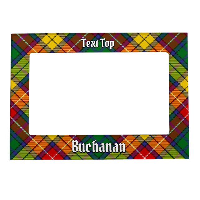 Clan Buchanan Tartan Magnetic Frame (Front)