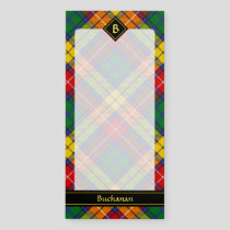 Clan Buchanan Tartan Magnetic Notepad