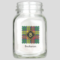 Clan Buchanan Tartan Mason Jar