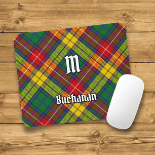 Clan Buchanan Tartan Mouse Pad