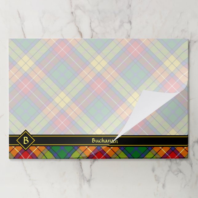 Clan Buchanan Tartan Paper Pad (Folded)