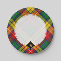 Clan Buchanan Tartan Paper Plate