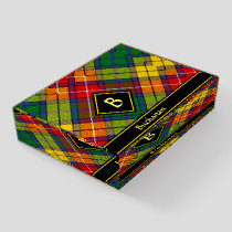 Clan Buchanan Tartan Paperweight