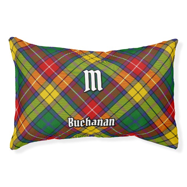 Clan Buchanan Tartan Pet Bed (Front)