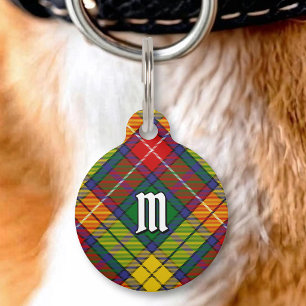 Clan Buchanan Tartan Pet ID Tag