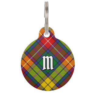 Clan Buchanan Tartan Pet ID Tag
