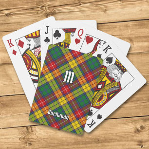 Clan Buchanan Tartan Poker Cards