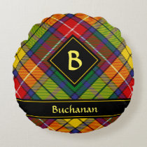 Clan Buchanan Tartan Round Pillow