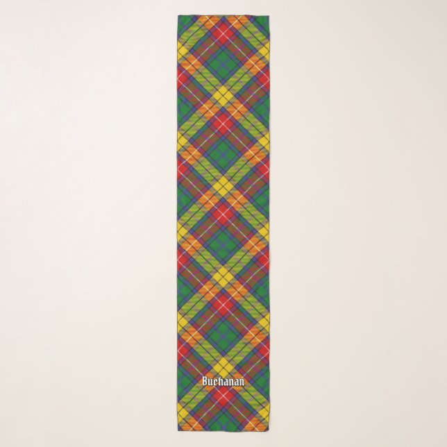 Clan Buchanan Tartan Scarf (Front)