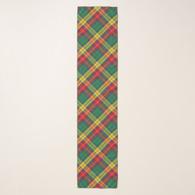 Clan Buchanan Tartan Scarf (Front)