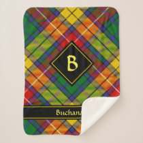 Clan Buchanan Tartan Sherpa Blanket