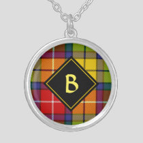Clan Buchanan Tartan Silver Plated Necklace