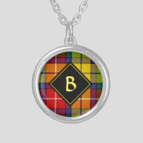 Clan Buchanan Tartan Silver Plated Necklace