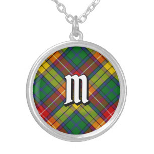 Clan Buchanan Tartan Silver Plated Necklace