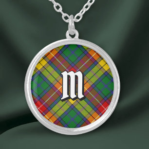 Clan Buchanan Tartan Silver Plated Necklace