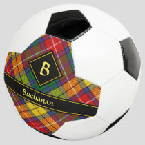 Clan Buchanan Tartan Soccer Ball