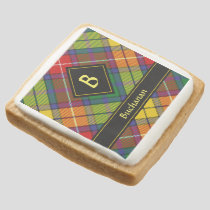 Clan Buchanan Tartan Square Shortbread Cookie