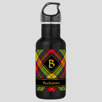 Clan Buchanan Tartan Stainless Steel Water Bottle