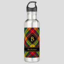 Clan Buchanan Tartan Stainless Steel Water Bottle