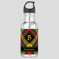 Clan Buchanan Tartan Stainless Steel Water Bottle
