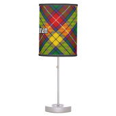 Clan Buchanan Tartan Table Lamp (Front)