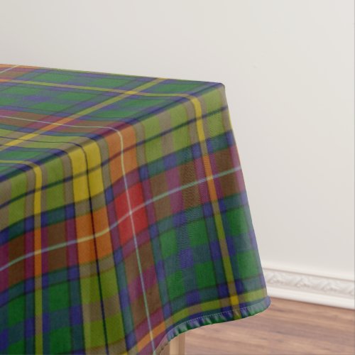 Clan Buchanan Tartan Tablecloth