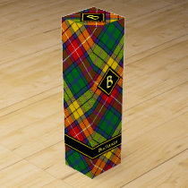 Clan Buchanan Tartan Wine Box