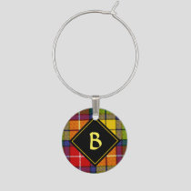 Clan Buchanan Tartan Wine Charm